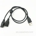 DC hembra a USB a 5521 Cable masculino
